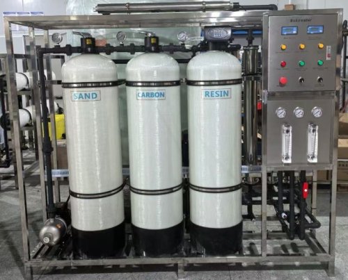Equipo de tratamiento de agua por ósmosis inversa de 1000 LPH, sistema de filtración con membrana RO, purificación de agua comercial/industrial