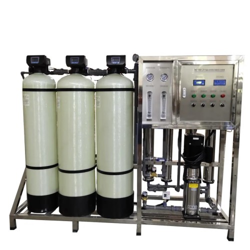 Sistema de purificación de ósmosis inversa para beber, purificador de filtro Mineral de 1000LPH, planta de máquina de tratamiento de agua