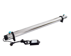 Esterilizador UV de agua de acero inoxidable 12GPM 55W